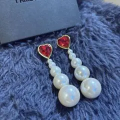 PAMEO POSE Drop Pearle Pierce （レッド）のサムネイル
