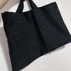 【送料込み】ツイード　レッスンバッグ　ハンドバッグ　通園　通学　通勤　習い事