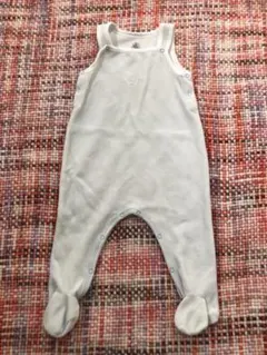 プチバトー67cm/足つきロンパース