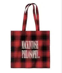 LEE 1月2月合併号　付録 マッキントッシュ　チェック柄トート　新品未開封