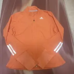 お値下げ！adidas Climalite オレンジジャケット Sサイズ