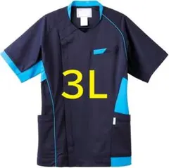 asics　アシックス　スクラブ　3L （2XL）　半袖　CHM401-8322のサムネイル