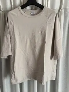 美品Champion ベージュ ラグランスリーブ Tシャツ Fサイズ