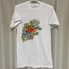 Fruit of the Loom 花柄　Tシャツ USA製　80s y2kのサムネイル