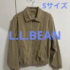 L.L.Bean ベージュ ジッパージャケット ブルゾンSサイズ　美品