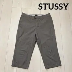 STUSSY ステューシー チェック 7部丈 クロプドパンツ