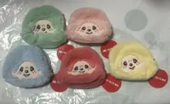 新品未使用 5種セット モンチッチ もこもこポーチ TAITO限定①