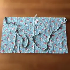 Cath Kidston カフェエプロン 花柄 ブルーのサムネイル