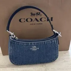 COACH デニムショルダーバッグ　テリ
