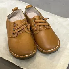 ブラウン　キッズ　フォーマルシューズ