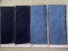 ジーンズ ジーパン 端切れ 裾上げ 生地 ネイビー ブルー ハンドメイド 手芸