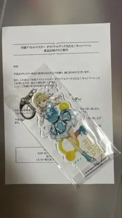 新品未開封 アクリルキーホルダー 藤田ことね サントリー