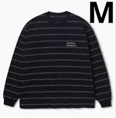 ENNOY PANEL BORDER L/S T-SHIRT (BLACK) M