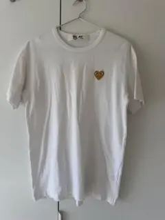 PLAY COMME des GARÇONS ハート刺繍 Tシャツ L