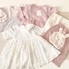 ベビー服 女の子 まとめ売り 5点セット 花柄　ミッフィー など　新品未使用あり