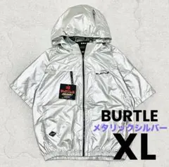 XL】バートルBURTLE 空調服 半袖 サイドファン メタリックシルバー