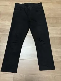 UNIQLO スリムフィットジーンズ　ブラックデニム 76cm(30)
