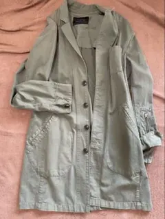 nanouniverse オリーブグリーン トレンチコート