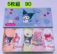 5枚組90 女の子ショーツ 可愛い肌着パンツ子供下着 キッズショーツ　492号