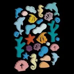 #0168シリコンモールド　デコパーツ　イルカ　海　トレカケース　レジン