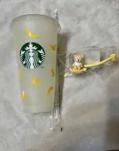 新品 スターバックス カラーチェンジング リユーザブルコールドカップ バナナ