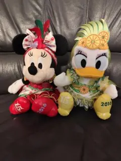 ミニーマウス＆ダック・デイジー ぬいぐるみセット ディズニーシー2016