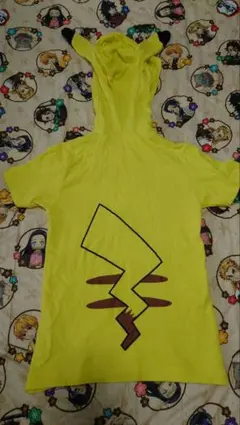 ピカチュウ フード付きTシャツ 120cm