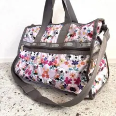 【美品✨】レスポートサック 2wayボストンバッグ ショルダー 花柄 軽量丈夫