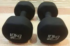 ダンベル 10kg 2個セット 2本 20kg 送料込み ソフトコーティング