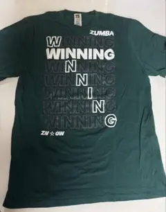 正規品★ZUMBA Tシャツ ダークグリーン