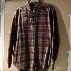 ラルフローレン　シャツ　チェック柄　オーバーサイズ