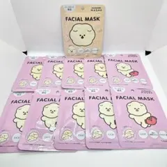 【新品未開封】もっさりもさお　フェイシャルシートマスク　2種　11枚まとめ売り