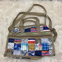 レスポ DELUXE MINI DUFFEL （50THグリッドパッチワーク）