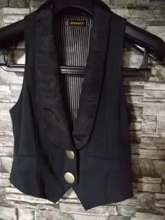 massive ブラック ジレ