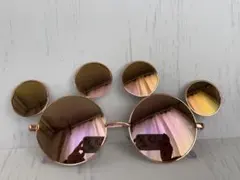 ミッキー型ミラーサングラス