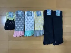 5本指ソックス キッズ 子供 6足セット まとめ売り 16cm～22cm