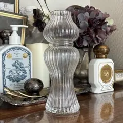 CLAY ガラス花瓶 フラワーベース クリア　花瓶のサムネイル