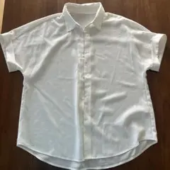 GU 半袖シャツ ホワイト Sサイズ