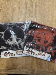 1番くじTinyTAN bts Jimin jinハンドタオル