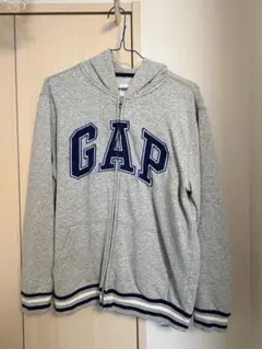 GAP ジップアップパーカー グレー