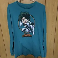 海外限定 僕のヒーローアカデミア 緑谷出久 ロンT アニメ 漫画 XL レア