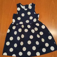 ワンピース 袖なし 水玉