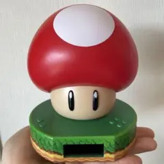 マリオ キノコ型ライト　デジタル目覚まし時計 ニンテンドー公式ライセンス商品