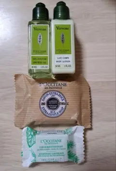 ロクシタン　アメニティ　シャワージェル　ボディローション　バターソープ