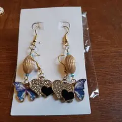 ハンドメイド　ピアス　二点セット