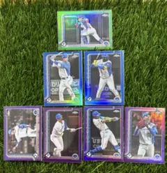 北海道日本ハムファイターズ シリ7枚セット 2025 topps Chrome