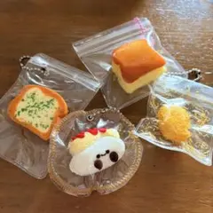 海外スクイーズ パン系4点セット ミニサイズ