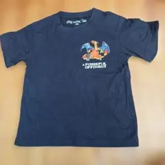 ユニクロ ポケモン UT Tシャツ リザードン magma キッズ 120 黒