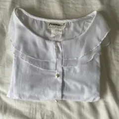 vintage シアー フリル ブラウスのサムネイル