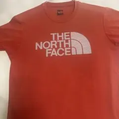 THE NORTH FACE 半袖Tシャツ 赤 ☆レディースS〜Mくらいです。